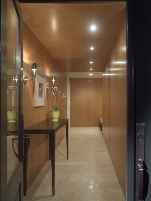 Sleek Lower Level Entrance