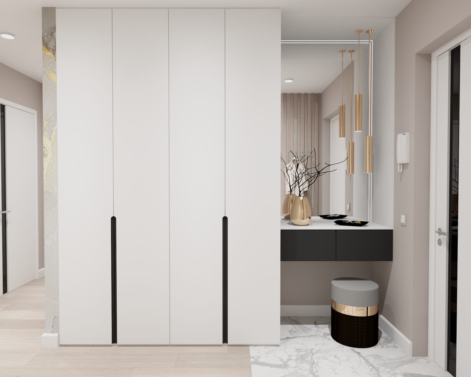 стильная прихожая