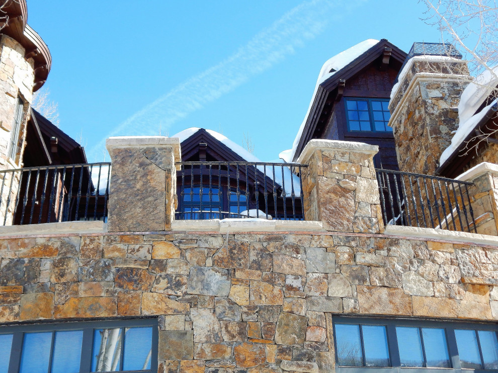 Home design - rustic home design idea in Denver