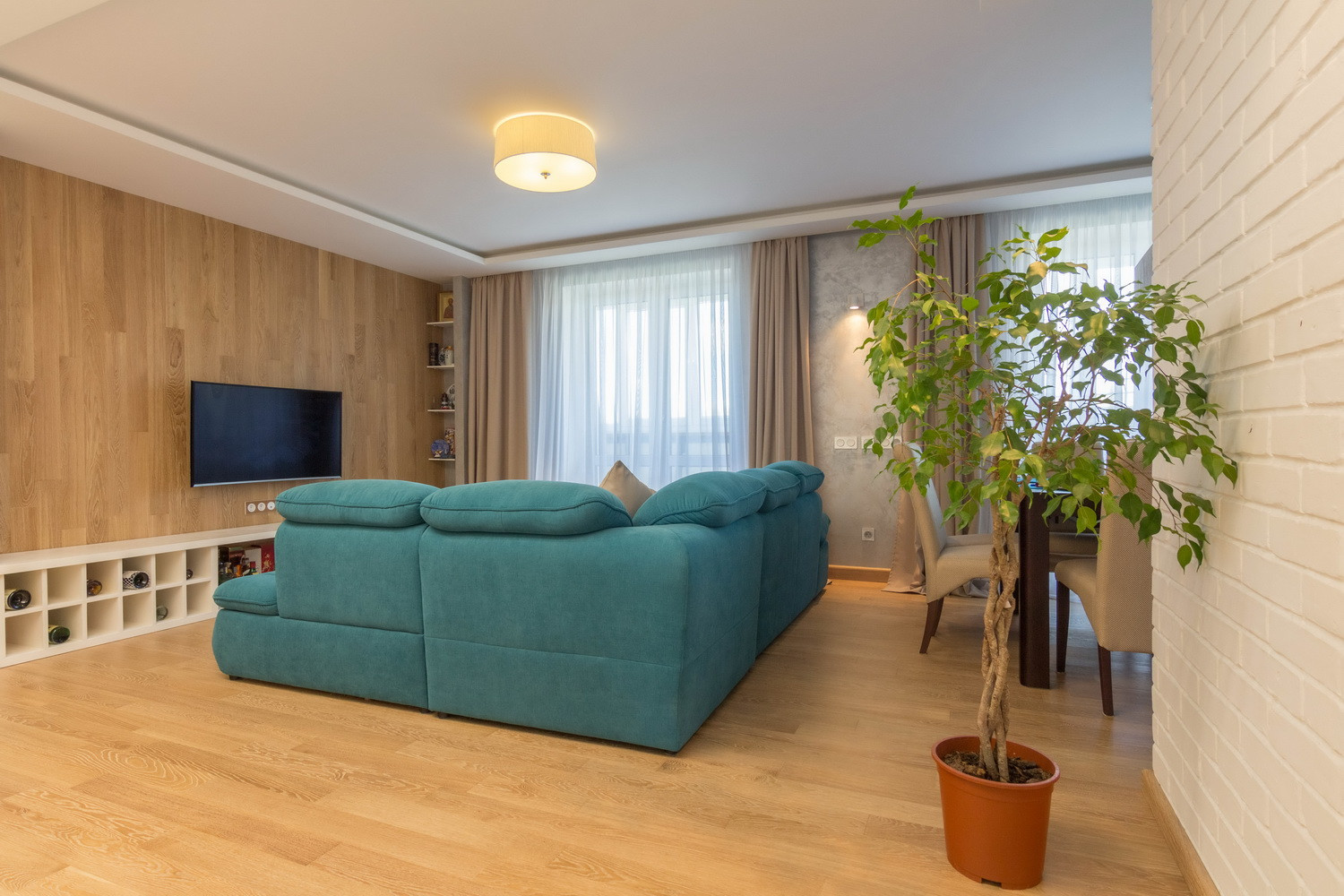 Дизайн интерьера квартиры "Небесная лазурь"