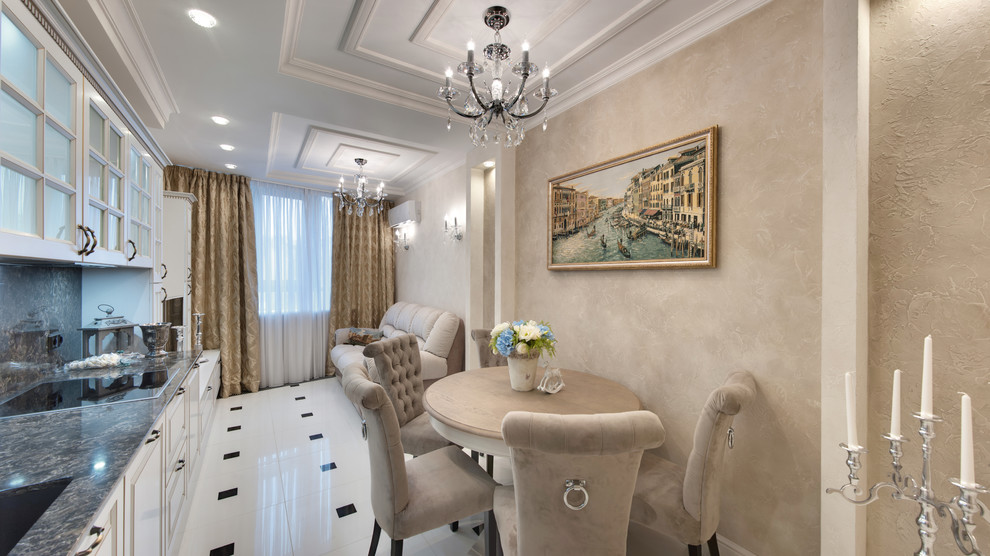 Реализованный проект квартиры в стиле итальянской классики в центре Петербурга