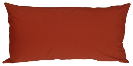 Pillow Decor - Caravan Cotton 9 x 18 Throw Pillows, Rust