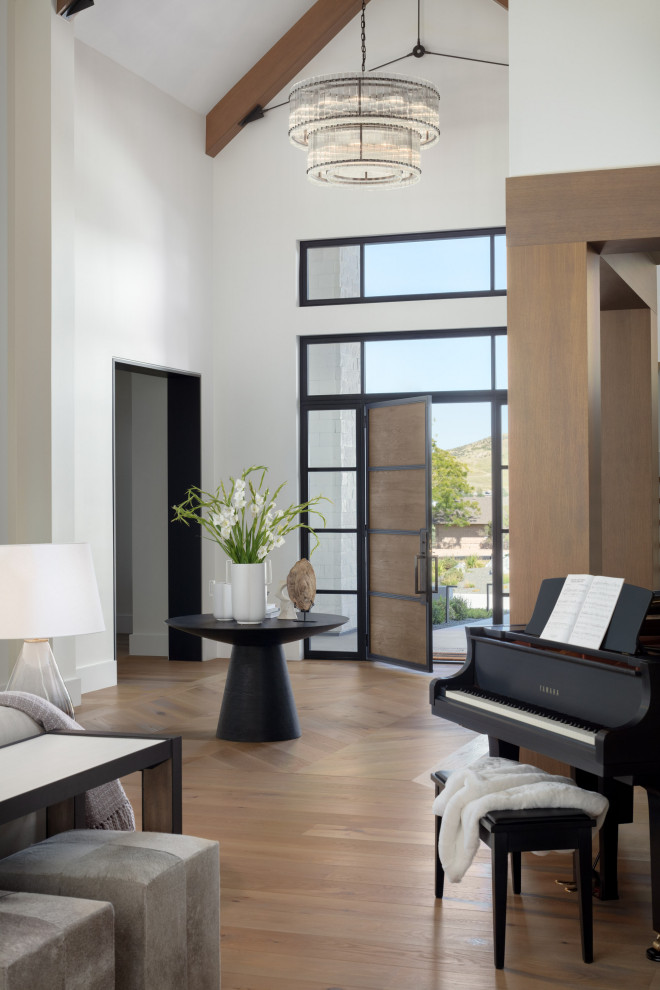 Luxury Custom Home Entryway Foyer Design - Transitional - Entry ...