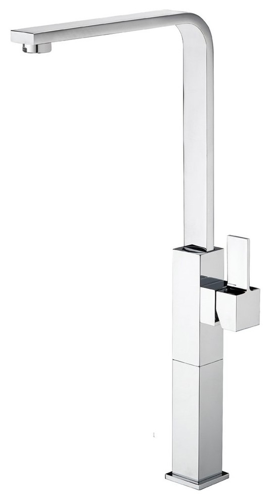 Treh Single Lever Handle Bathroom Vessel Filler Tall Lavatory Basin Faucet