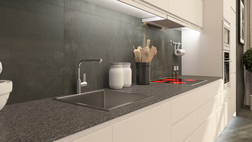 Кухня-студия в частном доме