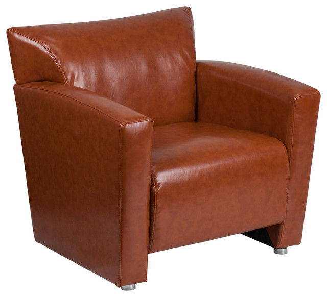 Flash Furniture Hercules Majesty Series Cognac Leather Chair
