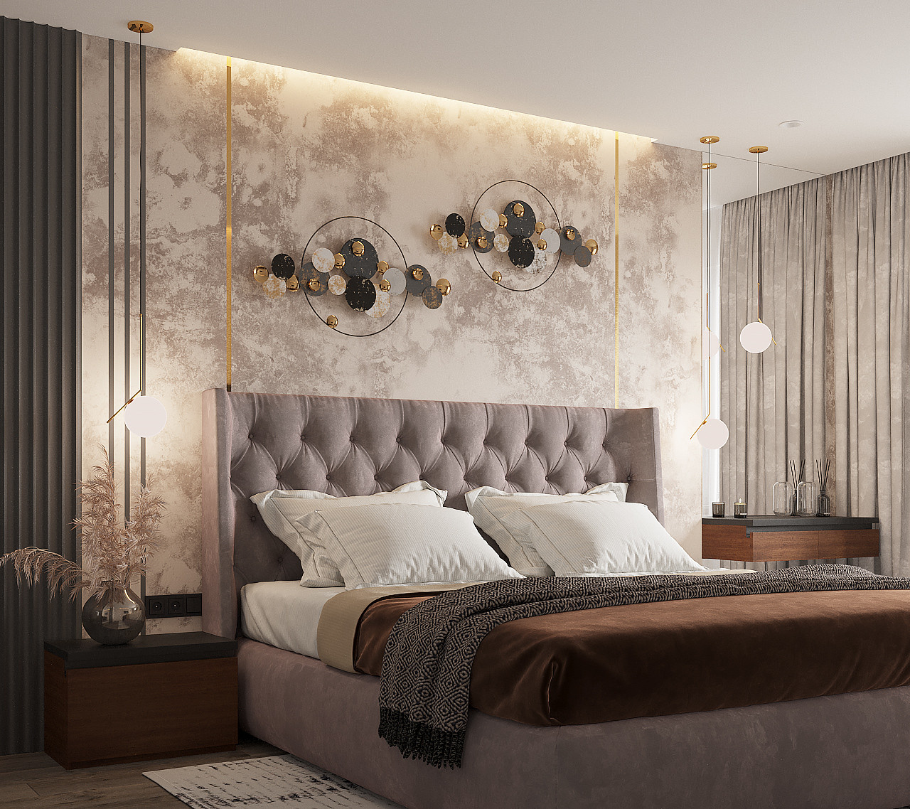 Дизайн проект квартиры, площадью 84 м2 в г. Санкт-Петербург