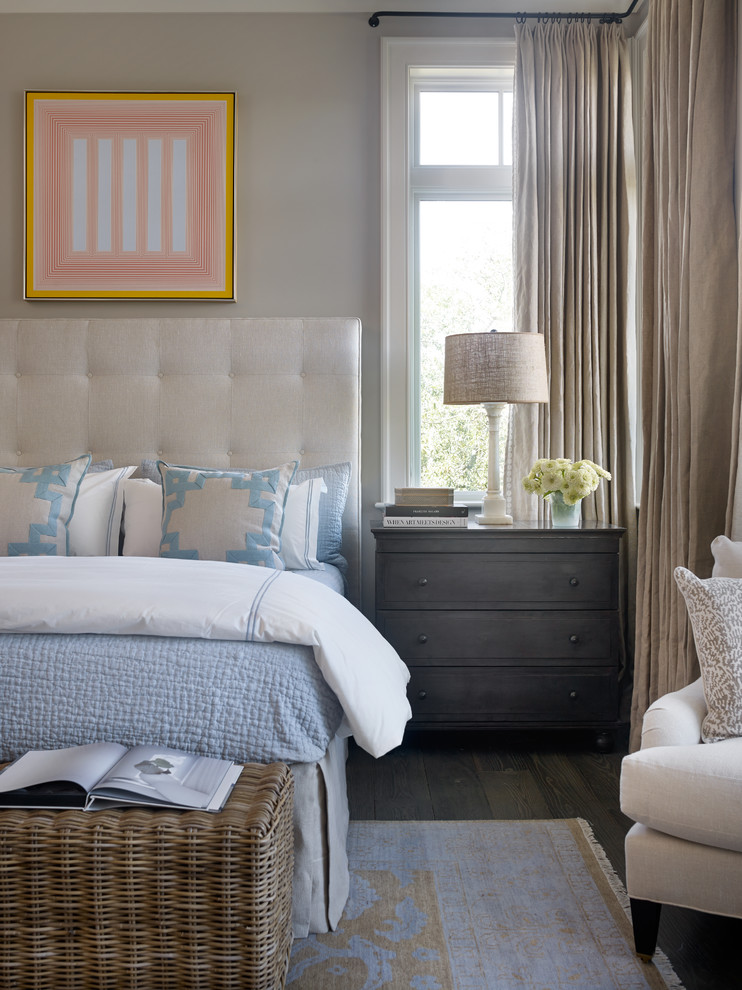 Example of a beach style bedroom design in Atlanta