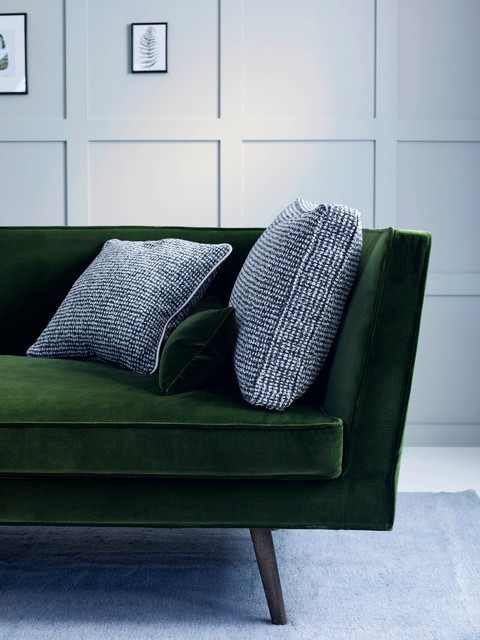 Using Green in Interiors contemporary-vardagsrum