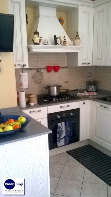 Cucina angolare classica country-kitchen