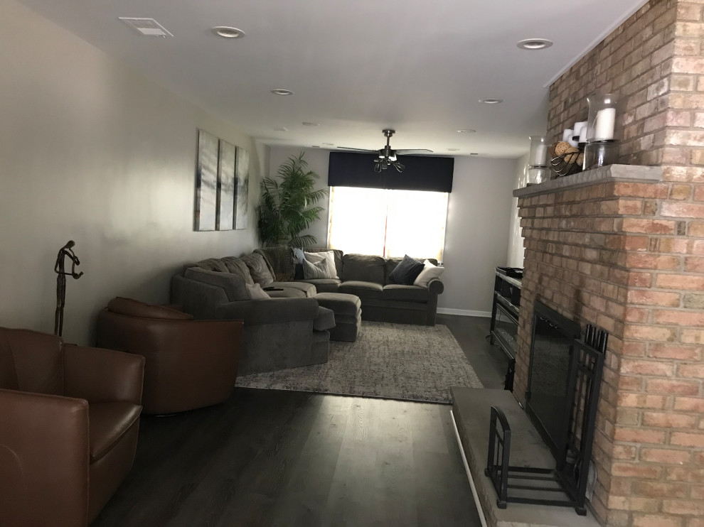View of Decorating long wall