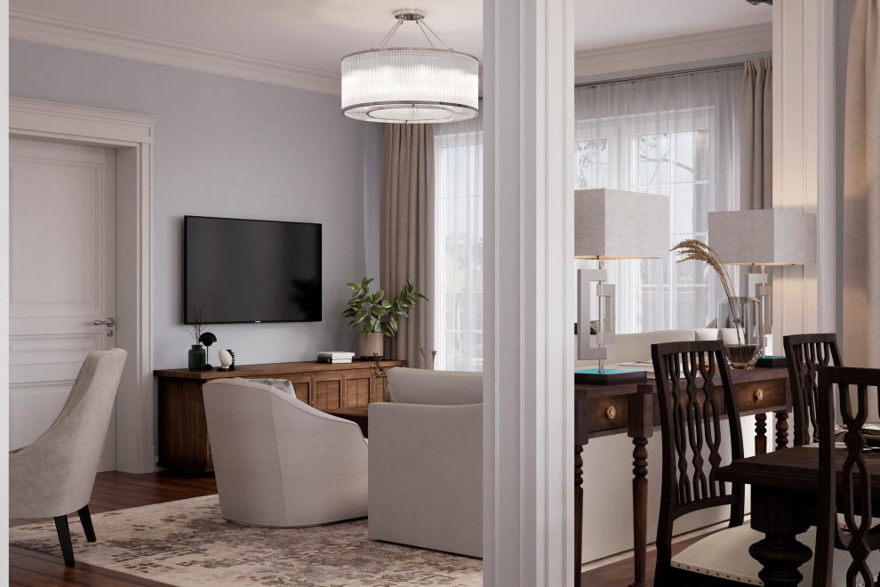 Загородный дом в американской классике для звездного клиента