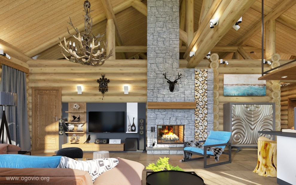 Interier house in Russia