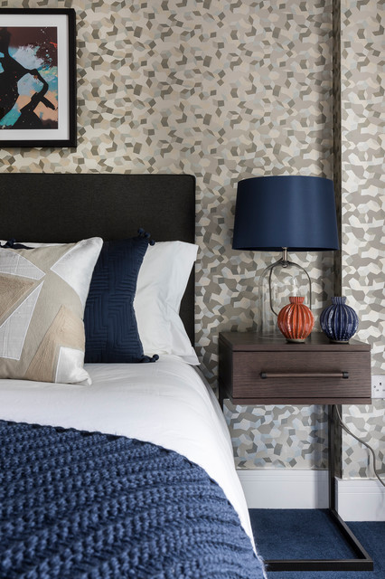Wandsworth Town Apartment nyklassisk-sovevaerelse