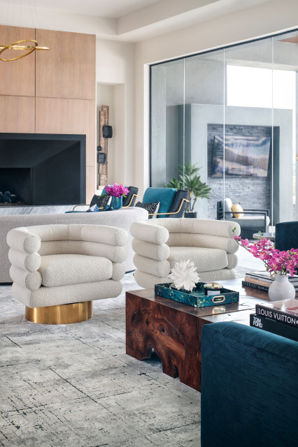 Spanish Oaks Modern contemporaneo-salon