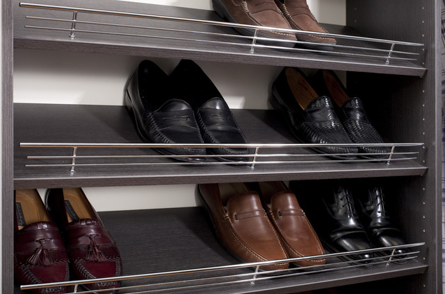 Shoe Rack Built To Complement His Lifestyle Contemporary Philadelphia By The Closet Works Inc Houzz Au