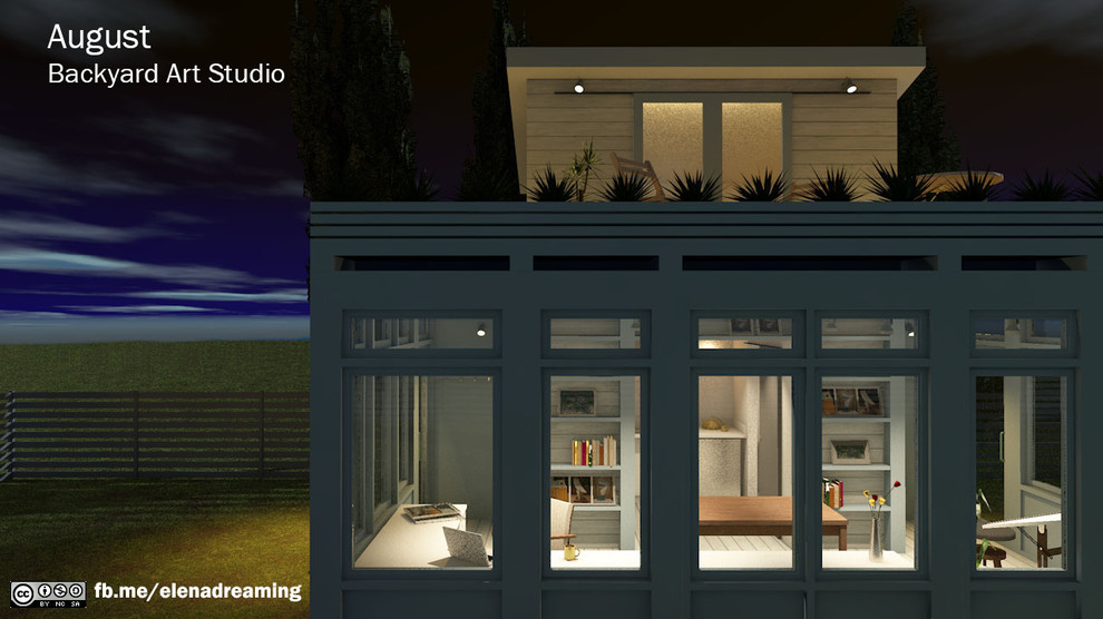 Backyard Art Studio AUGUST