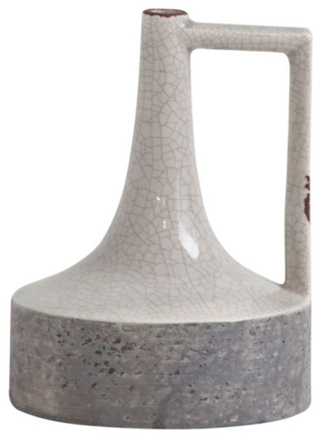 Mercana Modern Bottle Decor With Gray Finish 30948