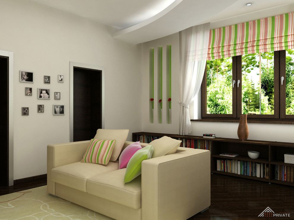 Дизайн-проект частного загородного дома в Московской области. Водники