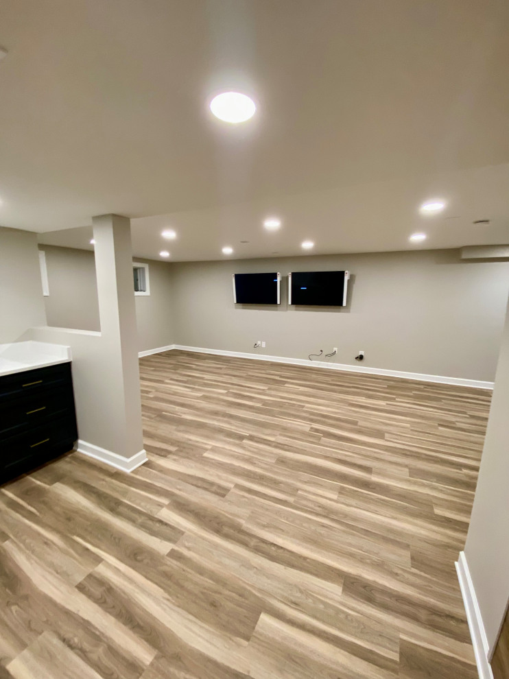 Modern Basement Remodel