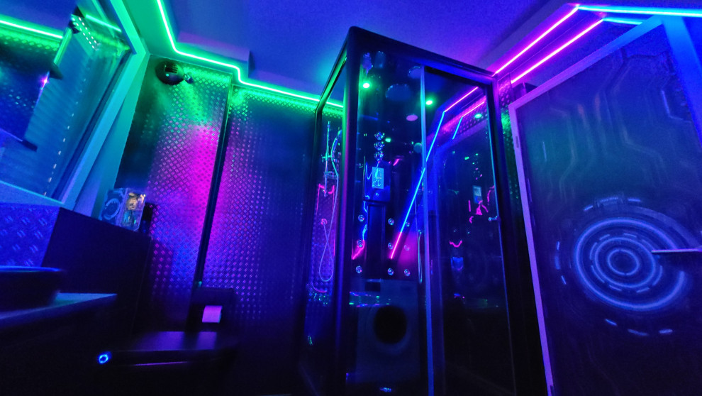Salle de bain CYBER punk