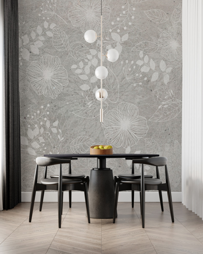Design ideas for a world-inspired dining room in Boston.