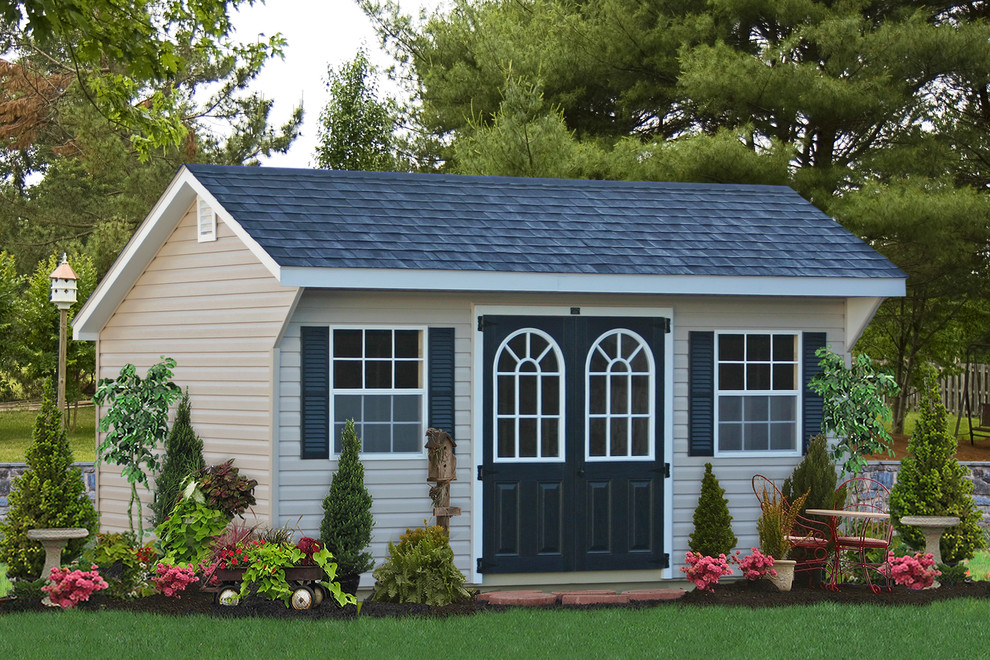 10x20 Classic Vinyl Sided Saltbox Shed for MD Traditional Shed Philadelphia by Sheds