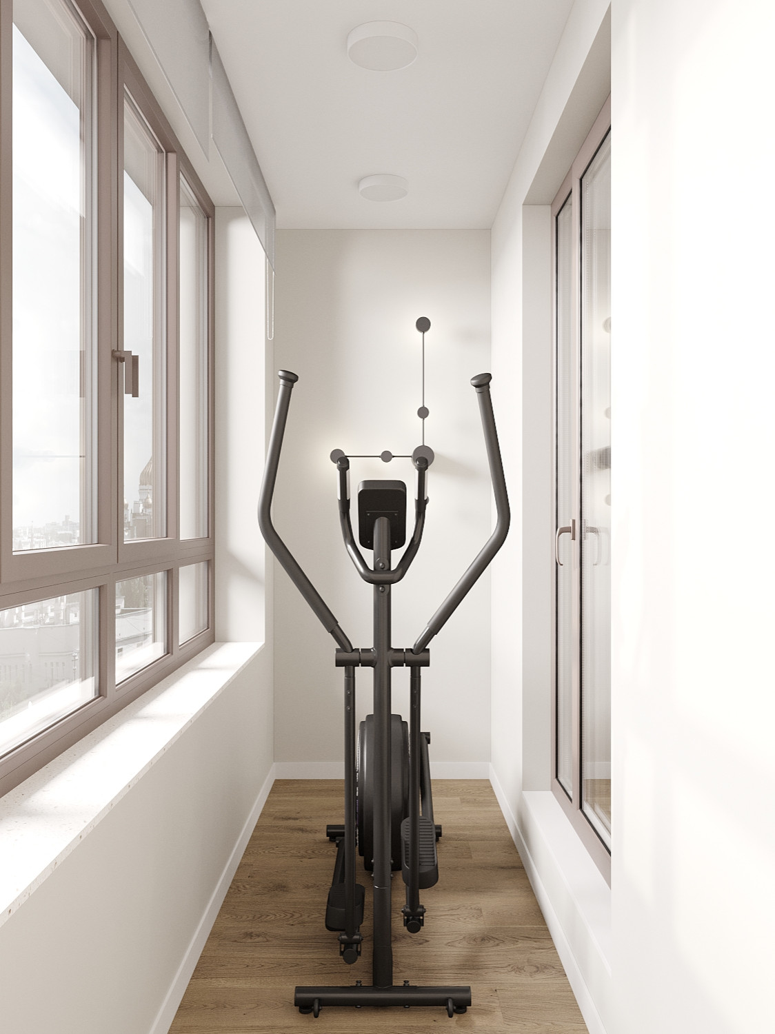 ЖК «Ultra City», квартира в стиле современный минимализм в теплой светлой гамме