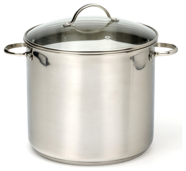 12 Qt Stockpot Induction Stockpots by Design Imports Houzz