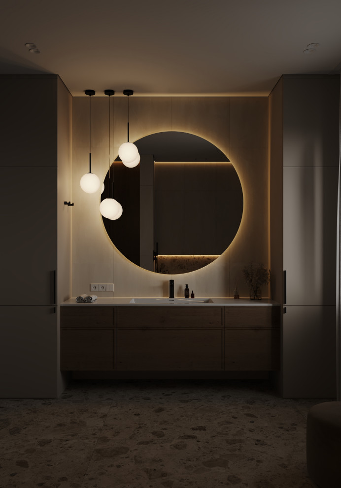 Санузлы (Частный дом в Малой Валяевке, Пензенская область)