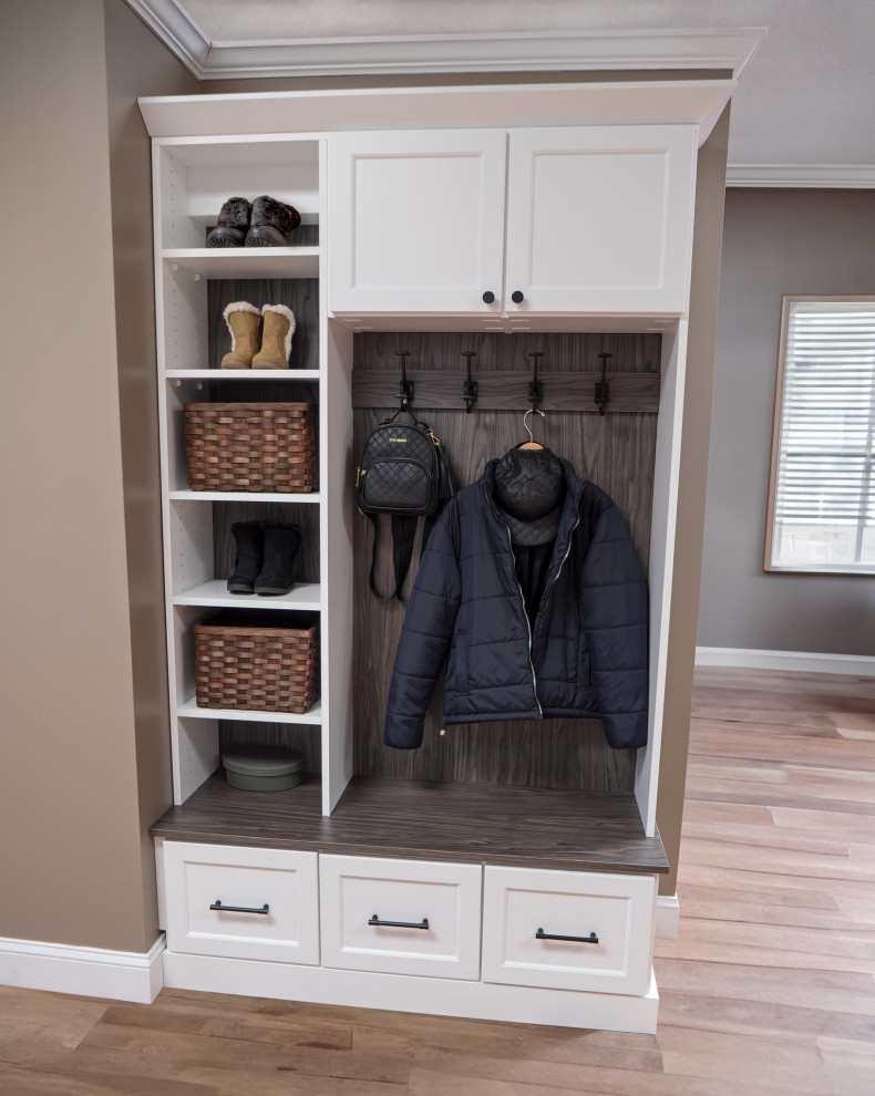 Entry units with hooks - Contemporary - Entry - by Closet & Storage ...