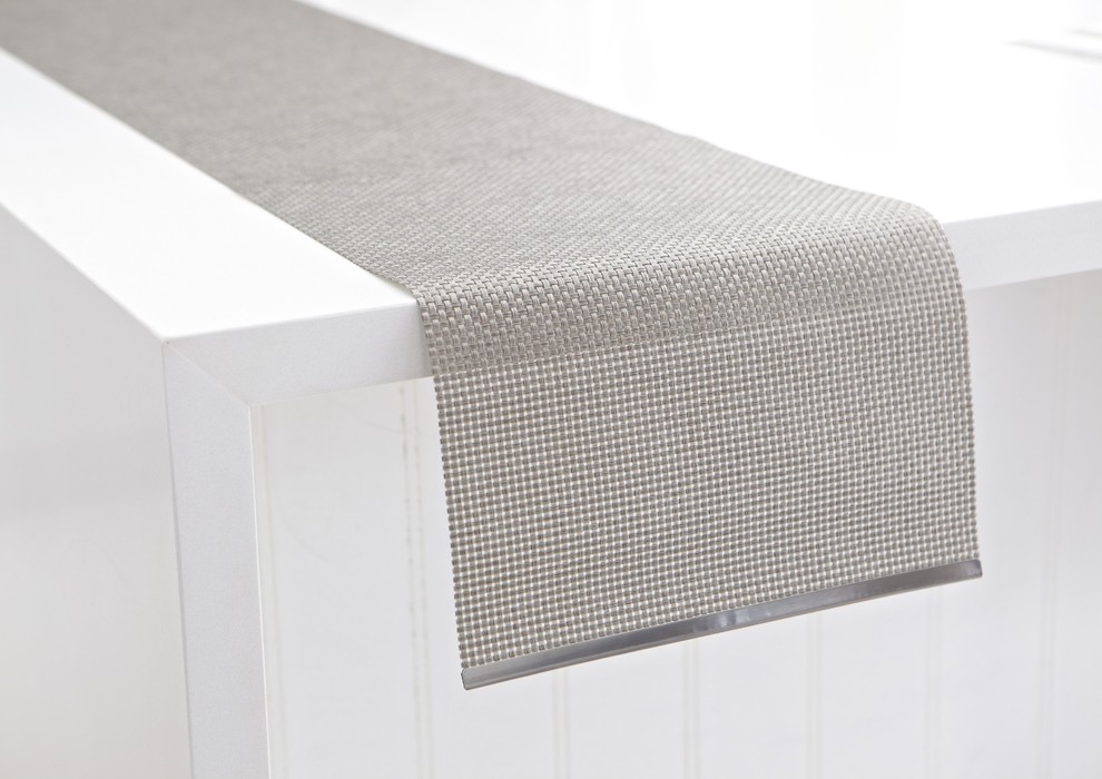 Platinum Vinyl Table Runner 12"x72" Contemporary Table Runners by