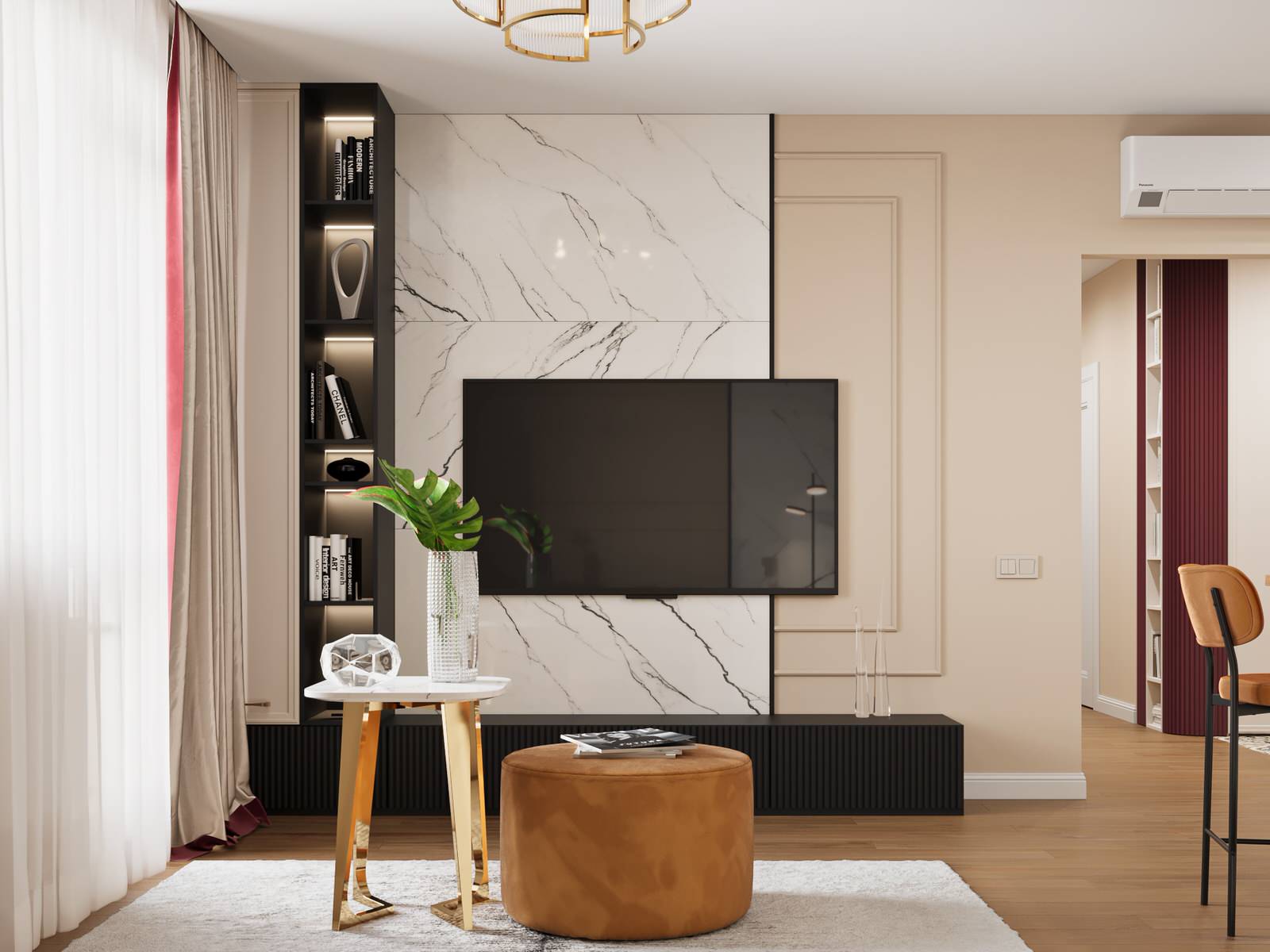 Яркая квартира для семьи с подростком