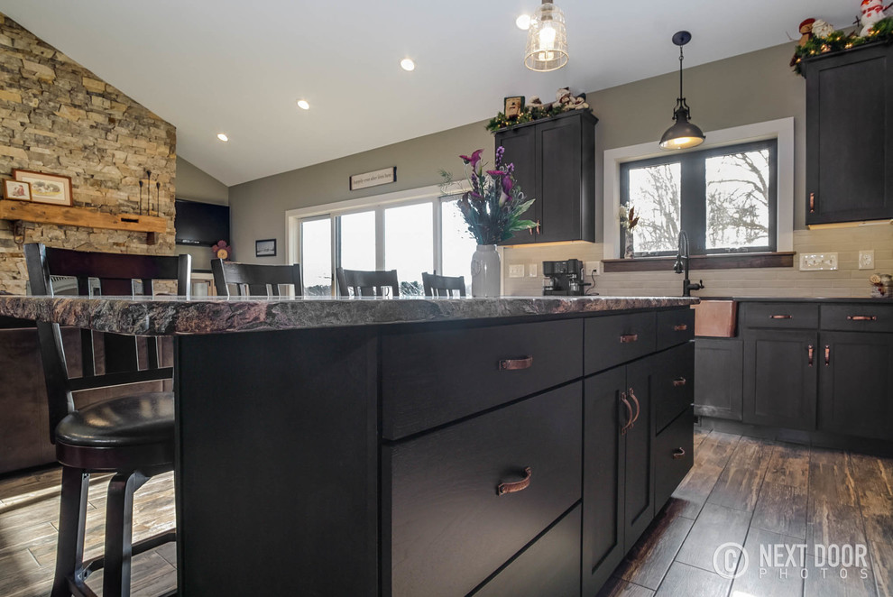 Mountain style kitchen photo in Grand Rapids