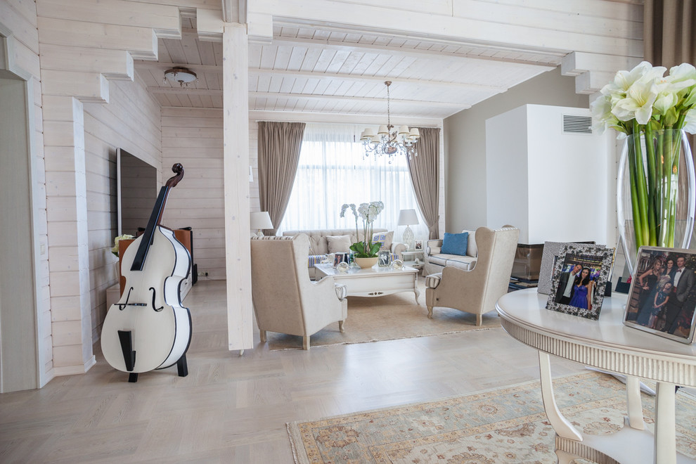 Интерьер деревянного дома