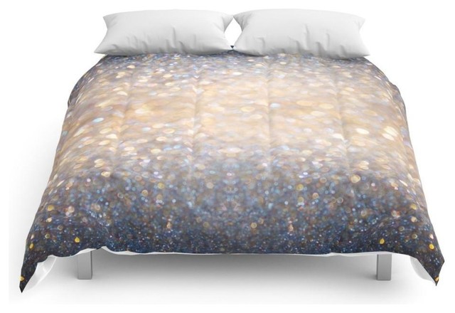 Glimmer Of Light Comforter Contemporary Comforters And