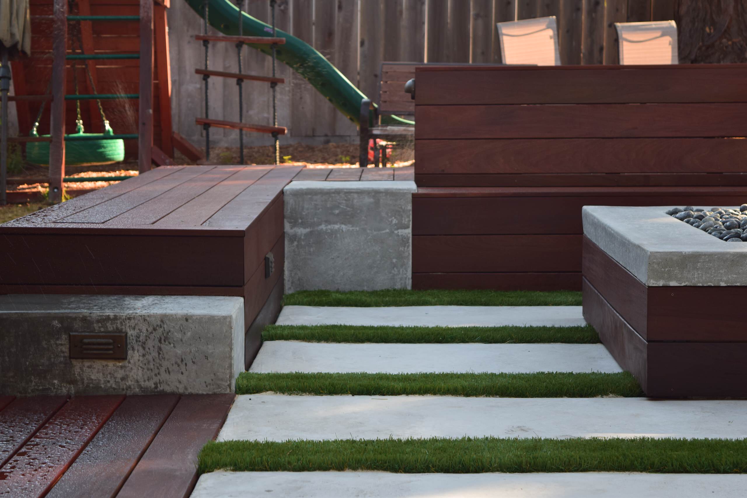 IPE Deck and Seating area