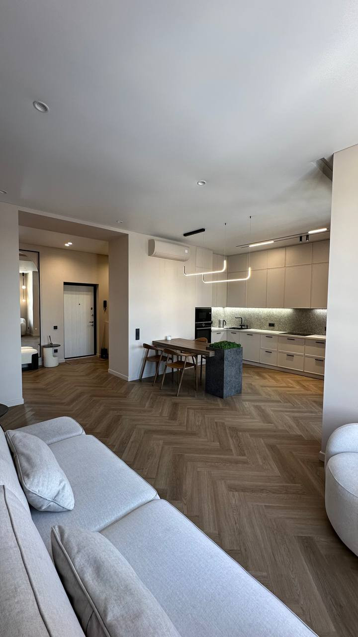 Двух комнатная квартира в стиле эко минимализм. 2023-24 г