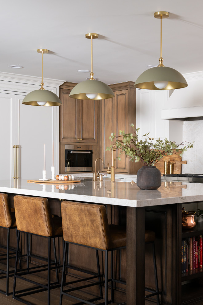 Inspiration for a transitional kitchen remodel in Orange County