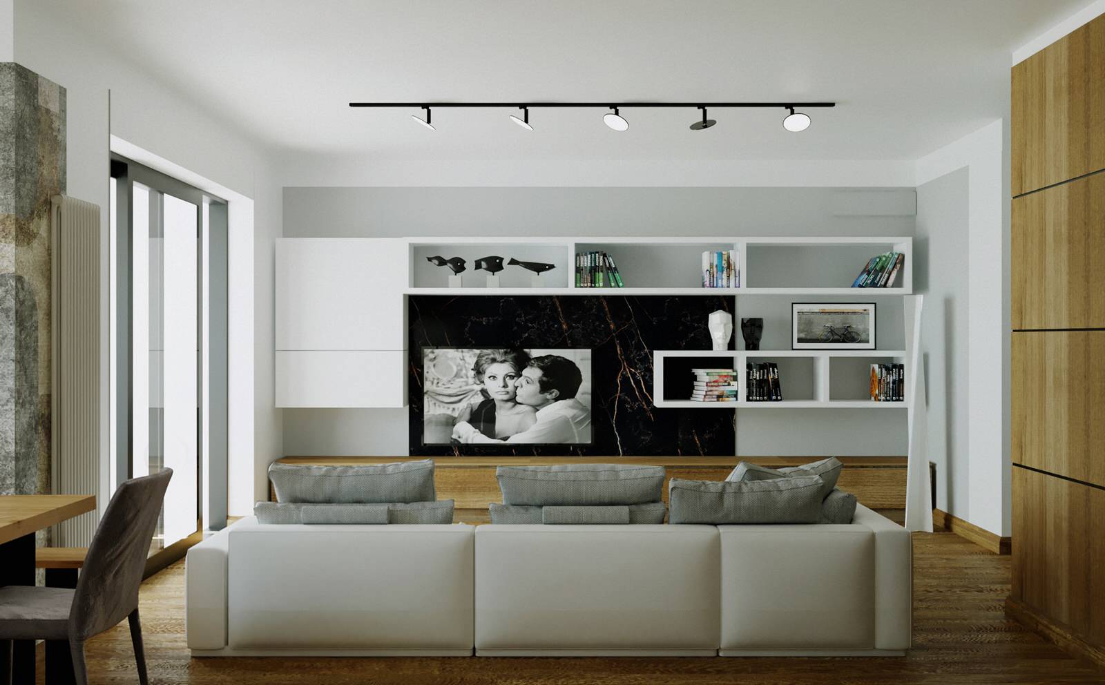 Progetto di ristrutturazione di una casa spaziosa  unifamiliare.