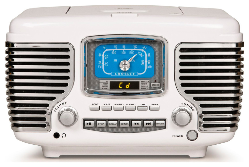 Corsair Radio Cd Player, Aqua Blue Home Electronics by Crosley