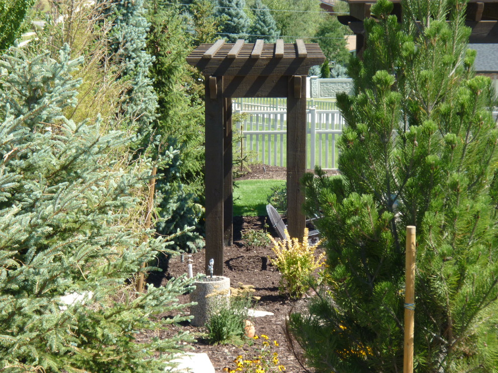 This is an example of a traditional garden in Salt Lake City.