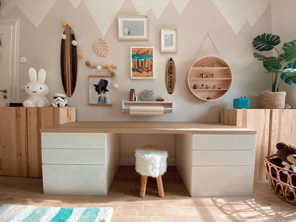 Haus im modernem Boho Style mit natürlichen Materialien