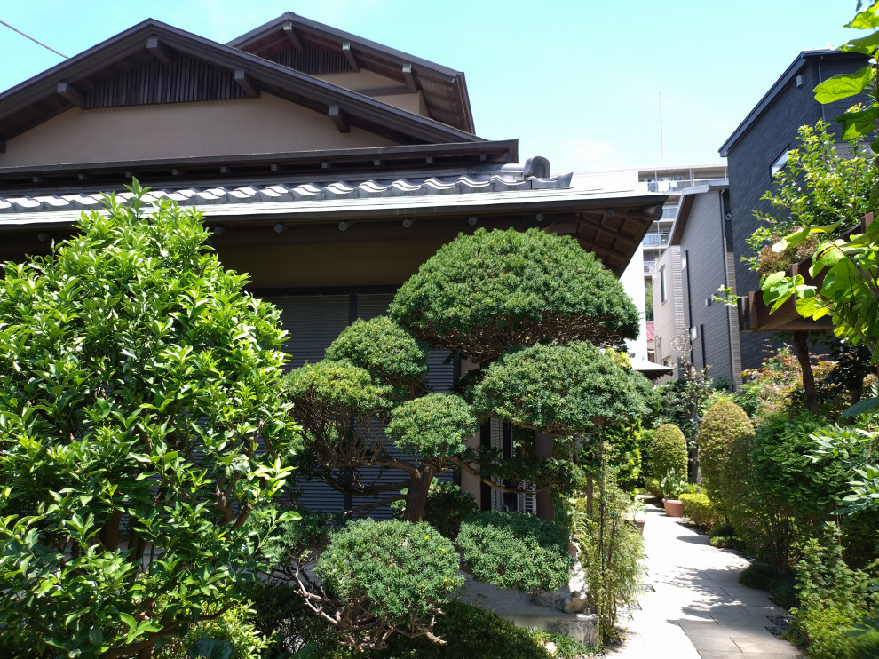 玄関への通路