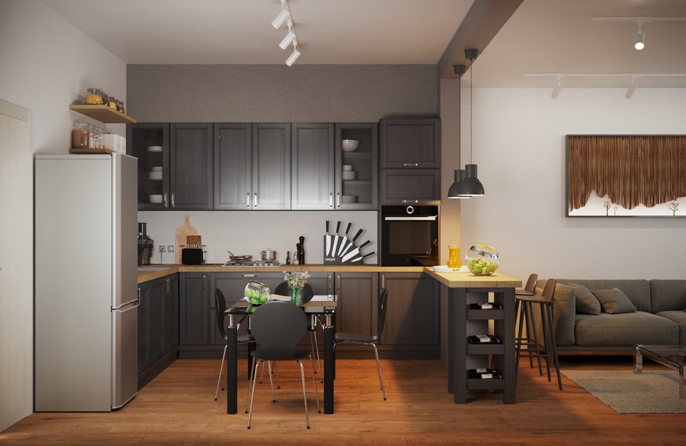 Кухня-гостинная в частном доме