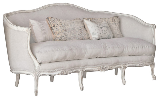 Eloquence Seraphine Canape Sofa In Gesso Oyster Traditional Eloquence Seraphine Canape Sofa In Gesso Oyster