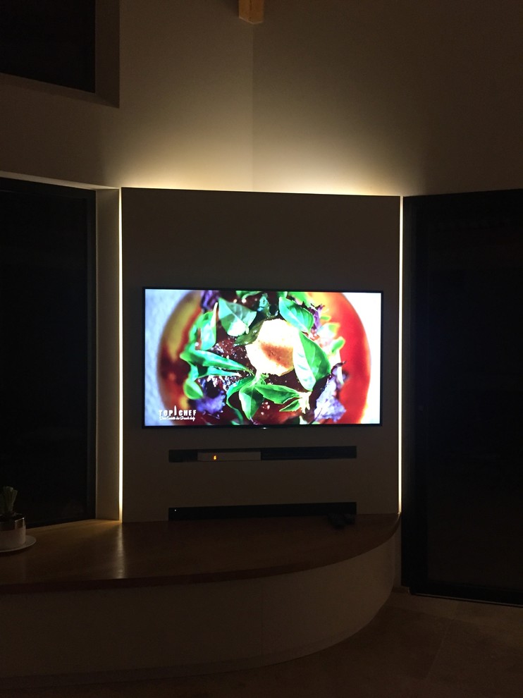 éclairage meuble télé