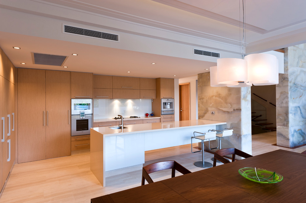 Photo of a contemporary kitchen in Perth.
