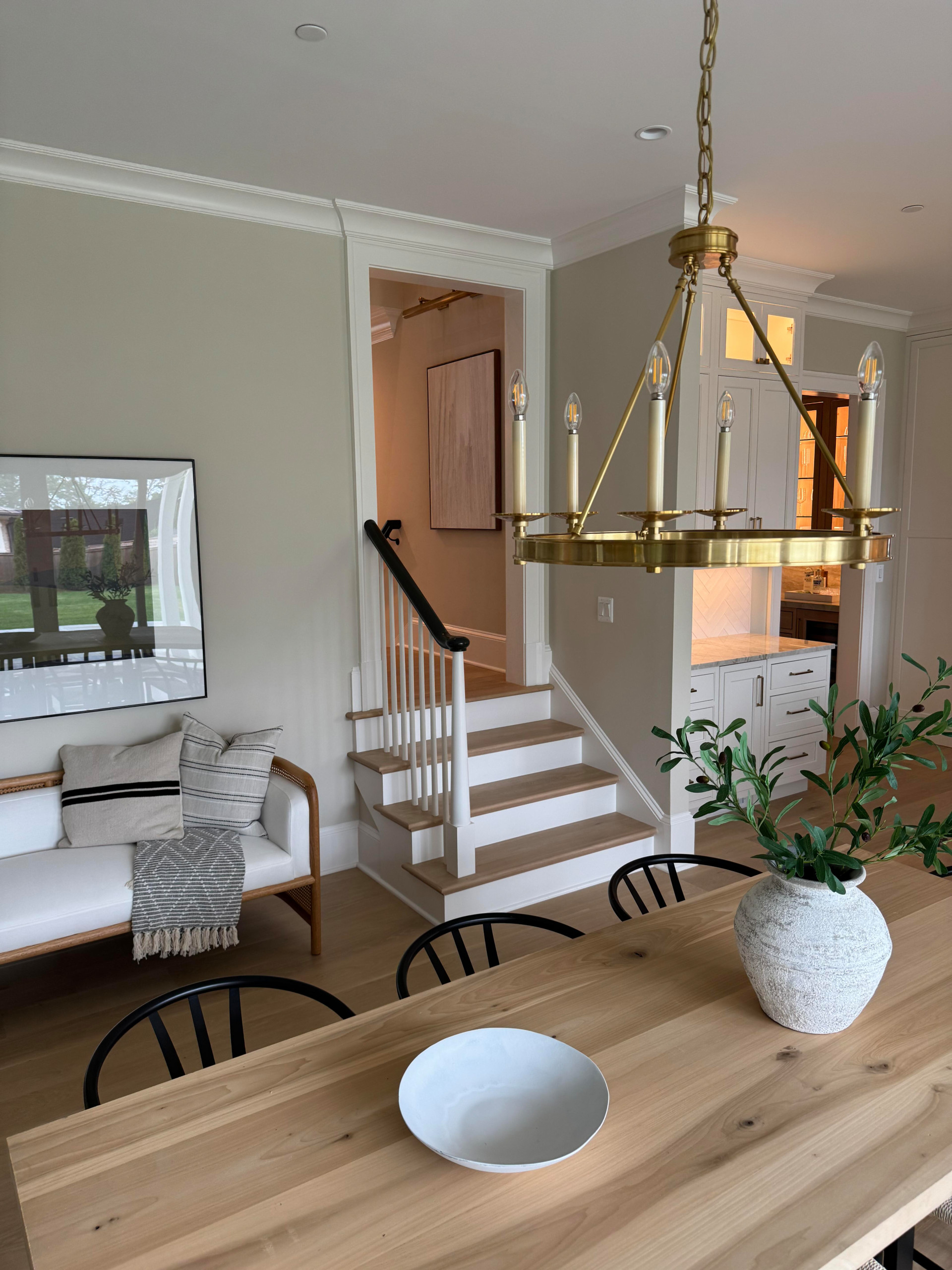 138_Elegant Double Bullnose Entry Stair, Bethesda, MD 20814