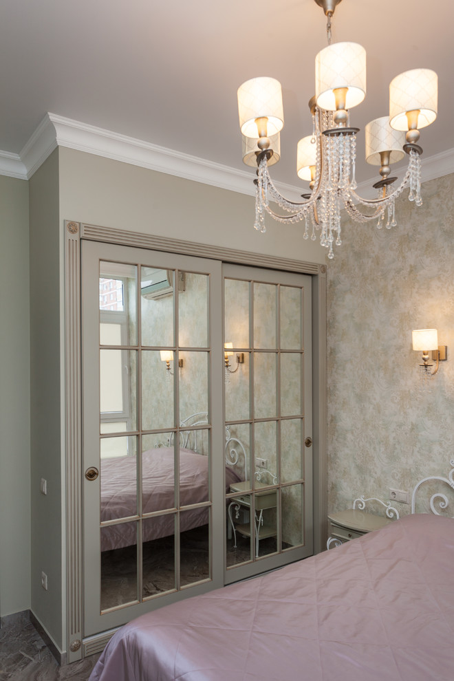 Шкаф-купе в стиле прованс